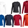 Wholesale ✔️ Discount - Adidas Alphaskin Adult Long Sleeve ⚾ Baseball Compression Shirt ROYAL ⌛