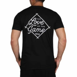 New 😀 Discount - ⚾ Baseballism For Love OF The Game Men's ⚾ Baseball T-Shirt BLACK ✨