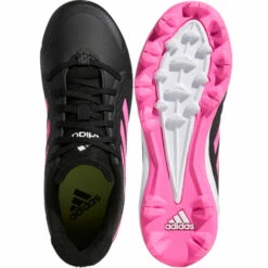 Cheapest 👏 Discount - Adidas PureHustle 2 Girls Molded Youth Fastpitch 🥎 Softball Cleat WHITE/SILVER ⌛ -Ebasesloaded Sales 2022 Black Pink Dorsal Plantar 79484.1644009265