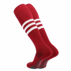 Deals 🎁 Discount - Twin City Dugout Series Over The Calf ⚾ Baseball 🧦 Socks Style B Cardinal/White CARDINAL/WHITE 🔔
