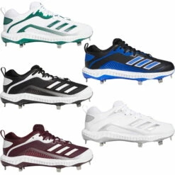 Hot Sale 🌟 Discount - Adidas Metal ⚾ Baseball Cleats Icon 6 Bounce Men's ⚾ Baseball Cleats MAROON/WHITE 👏