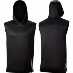 Brand new π Discount - Evoshield Men's Sleeveless Lightweight Pregame Hoodie WB60072 BLACK β€οΈ