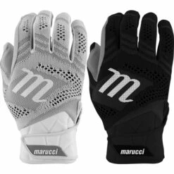 Hot Sale 🔥 Discount - Marucci Breeze Knit Adult ⚾ Baseball Batting Gloves MBGBRZKNT BLACK ✔️