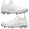 Promo 🎁 Discount - Mizuno Dominant Knit Women's Metal Fastpitch 🥎 Softball Cleat 320655 WHITE 💯