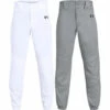 Coupon 🔔 Discount - Under Armour Youth Elastic Bottom ⚾ Baseball Pants 1317460 WHITE 😍