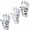 Best Pirce 👏 Discount - Mizuno F-257 Women's Fastpitch 🥎 Softball Batting Gloves 330419 WHITE/BLACK 🔥