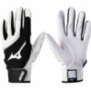 Wholesale 🔥 Discount - Mizuno MVP Youth Tee Ball ⚾ Baseball Batting Gloves 330426 WHITE/BLACK 🎉