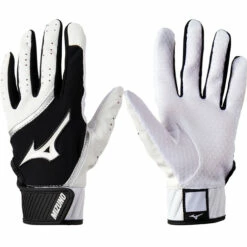 Wholesale π₯ Discount - Mizuno MVP Youth Tee Ball βΎ Baseball Batting Gloves 330426 WHITE/BLACK π