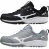 Coupon 😍 Discount - Mizuno Ambition 2 Men's ⚾ Baseball Turf 👞 Shoes 320632 GREY/WHITE 🌟