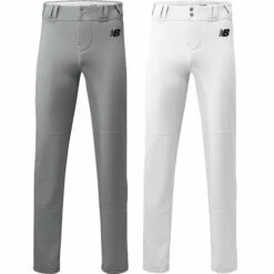 Best Sale 💯 Discount - New Balance Men's Solid Full Length 2.0 Tapered ⚾ Baseball Pants BMP332 WHITE 🔔