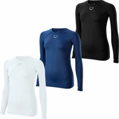 Hot Sale π€© Discount - Evoshield Long Sleeve Women's Cooling Tee WB600790 NAVY π