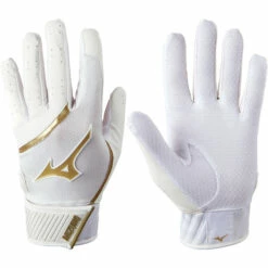 Brand new β¨ Discount - Mizuno MVP βΎ Baseball Batting Gloves 330424 WHITE/GOLD π