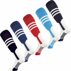 Best Sale 👍 Discount - Twin City Dugout Stirrup 2-in-1 Striped Stirrup Sock DNO5 COLUMBIA/WHITE ❤️