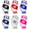 Best reviews of 🌟 Discount - Marucci Badge Youth ⚾ Baseball Batting Gloves MBGBAY WHITE ✔️