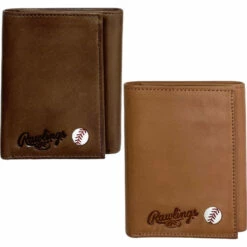 Discount ✨ Discount - Rawlings Play Ball Tri-Fold Wallet TAN ✔️