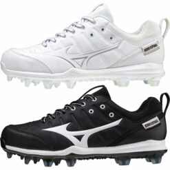 Hot Sale ✨ Discount - Mizuno Advanced Finch Elite 5 Women's Molded Fastpitch 🥎 Softball Cleat 320639 BLACK/WHITE ❤️