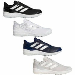 Deals 🤩 Discount - Adidas Afterburner 8 ⚾ Baseball Men’s Turf Trainer 👞 Shoe BLACK/WHITE 😀