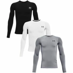 Coupon 🎁 Discount - Under Armour HeatGear Youth Long Sleeve ⚾ Baseball Compression Shirt 1361731 BLACK 🔥