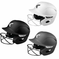 Top 10 🤩 Discount - Easton Ghost Solid Matte Fastpitch 🥎 Softball Batting Helmet w/Mask CHARCOAL 👏