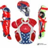 Hot Sale 🧨 Discount - All-Star S7 Axis USA Adult ⚾ Baseball Catcher's Kit - NOCSAE Approved CKCCPRO1X-USA USA 🎉