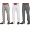 Budget ⭐ Discount - Rawlings Launch Semi-Relaxed Fit Youth ⚾ Baseball Pant YLNCHSR WHITE 🧨
