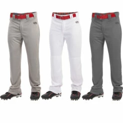 Budget ⭐ Discount - Rawlings Launch Semi-Relaxed Fit Youth ⚾ Baseball Pant YLNCHSR WHITE 🧨