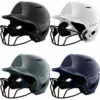 Top 10 😀 Discount - Evoshield XVT Glossy Fastpitch 🥎 Softball Batting Helmet w/Mask WTV7130 CHARCOAL 🔥