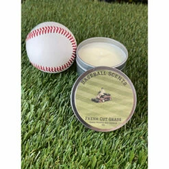 Discount 🎁 Discount - Bases Loaded ⚾ Baseball Scents 4OZ Fresh Cut Grass Candle 4OZ ⭐