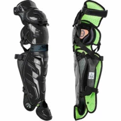 Discount 😍 Discount - All-Star S7 Axis Adult ⚾ Baseball Catcher's Kit - NOCSAE Approved CKCCPRO1X-S BLACK 👏 -Ebasesloaded Sales 2022 Leg Guards 44491.1638481691