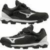 Cheapest 🔥 Discount - Mizuno Finch Select Youth Fastpitch 🥎 Softball Cleat 320592 BLACK/WHITE 🎁