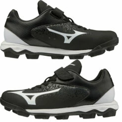Cheapest 🔥 Discount - Mizuno Finch Select Youth Fastpitch 🥎 Softball Cleat 320592 BLACK/WHITE 🎁