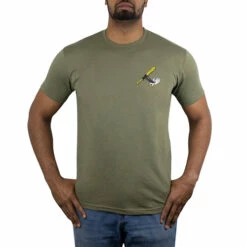 Deals 🧨 Discount - ⚾ Baseballism Men's Pine Tar 3.0 ⚾ Baseball T-Shirt PINE TAR ARMY GREEN ⭐