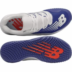 Flash Sale ⌛ Discount - New Balance ⚾ Baseball Turf 👞 Shoes 4040v6 Low Men's Turf Trainers T4040V6 GREY ✨ -Ebasesloaded Sales 2022 Royal Dorsal Plantar 29307.1641416944