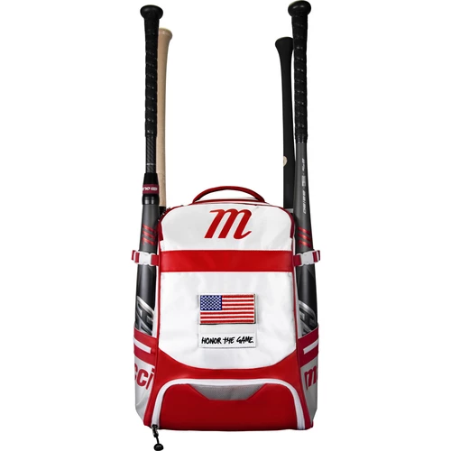 Promo π₯ Discount - Marucci Dynamo βΎ Baseball Equipment Backpack MBDYNBP WHITE/RED π 4 Promo π₯ Discount - Marucci Dynamo βΎ Baseball Equipment Backpack MBDYNBP WHITE/RED π - Image 4