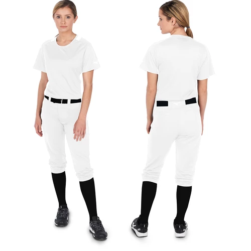 Deals β€οΈ Discount - Mizuno Prospect Belted Girls' Fastpitch π₯ Softball Pant 350968 WHITE β€οΈ 2 Deals β€οΈ Discount - Mizuno Prospect Belted Girls' Fastpitch π₯ Softball Pant 350968 WHITE β€οΈ - Image 2