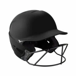 Top 10 🎁 Discount - Mizuno F6 Youth Fastpitch 🥎 Softball Batting Helmet w/Mask 380397 BLACK ✨