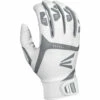 Budget 💯 Discount - Easton Gametime Youth ⚾ Baseball Batting Gloves A121 023 WHITE ✨