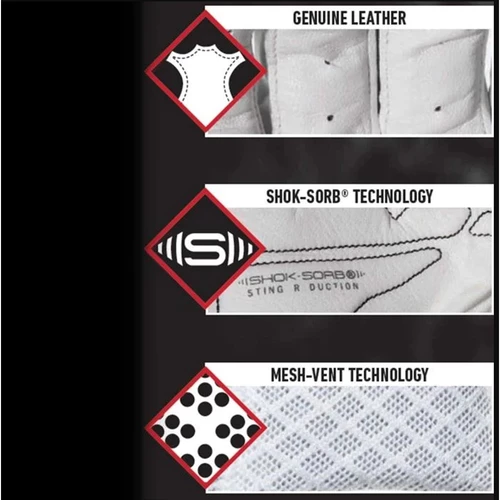 Hot Sale 🔔 Discount - Franklin Shok Sorb X Adult ⚾ Baseball Batting Gloves WHITE ✨ 2 Hot Sale 🔔 Discount - Franklin Shok Sorb X Adult ⚾ Baseball Batting Gloves WHITE ✨ - Image 2