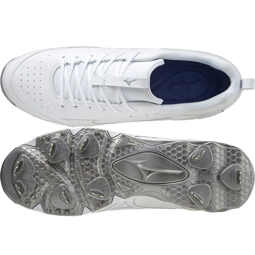 Promo ๐ Discount - Mizuno Ambition 2 Men's Metal โพ Baseball Cleats 320630 GREY/WHITE ๐งจ 4 Promo ๐ Discount - Mizuno Ambition 2 Men's Metal โพ Baseball Cleats 320630 GREY/WHITE ๐งจ - Image 4