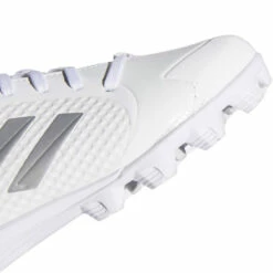 Cheapest 👏 Discount - Adidas PureHustle 2 Girls Molded Youth Fastpitch 🥎 Softball Cleat WHITE/SILVER ⌛ -Ebasesloaded Sales 2022 White lateral 00191.1644009265