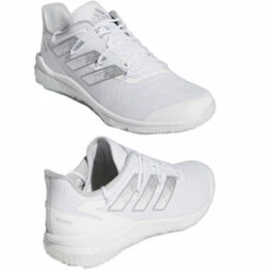 Deals 🤩 Discount - Adidas Afterburner 8 ⚾ Baseball Men’s Turf Trainer 👞 Shoe BLACK/WHITE 😀 -Ebasesloaded Sales 2022 White medial lateral 86110.1644010576