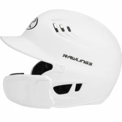 Best reviews of ✔️ Discount - Rawlings R16 ⚾ Baseball Batting Helmet Reverse C Flap w/ Cheek Extension RHB/LHB WHITE 🤩 -Ebasesloaded Sales 2022 White side 37757.1637195281