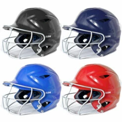 Best Pirce ⌛ Discount - All-Star Vela Batting Helmet w/ Mask BH3000FPV ROYAL 🎉