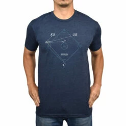 Top 10 π Discount - βΎ Baseballism Men's Strikeout T-Shirt STRIKEOUT NAVY π