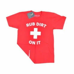 Deals π― Discount - βΎ Baseballism Youth Rub Dirt T-Shirt RUB DIRT RED π―