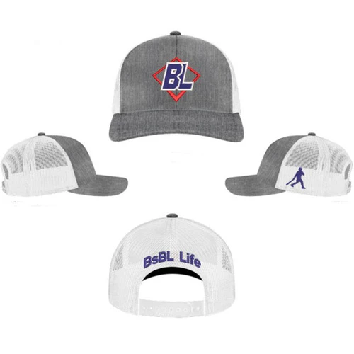 New 🧨 Discount - Bases Loaded "Baseball Life" Snapback Hat GREY/NAVY/RED GREY/NAVY 🔔 1 New 🧨 Discount - Bases Loaded "Baseball Life" Snapback Hat GREY/NAVY/RED GREY/NAVY 🔔