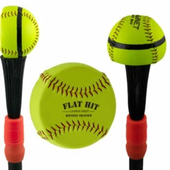 Cheap β¨ Discount - Bownet Flat Hit π₯ Softball Hitting Trainer Balls 12" - 6 Pack 6 PACK π