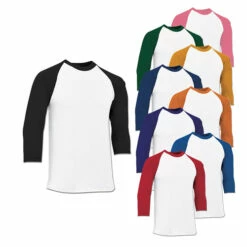 Outlet ❤️ Discount - Champro Youth 3/4 Sleeve Jersey BS8Y PURPLE 🔔