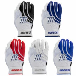 Promo ✨ Discount - Marucci Medallion Women's Fastpitch 🥎 Softball Batting Gloves MBGMDFP WHITE ✔️
