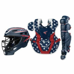 Best Sale 🔔 Discount - Easton Elite X Stars & Stripes Adult Catcher's Box Set NOCSAE APPROVED A165 450 USA 🎉